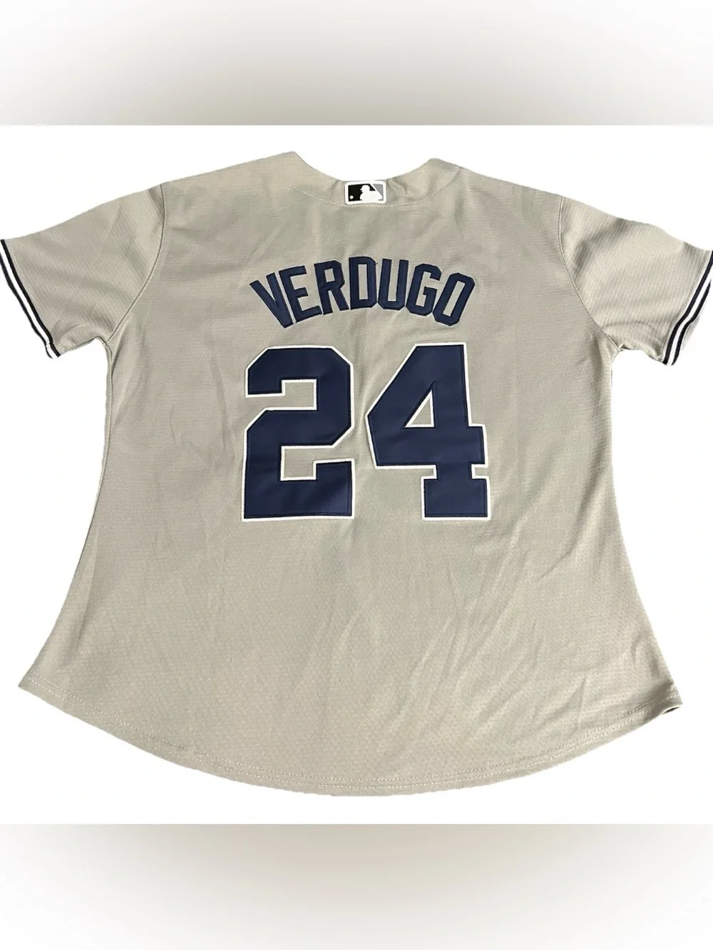 Alex Verdugo Nike New York Yankees 24 Button Down Gray Jersey Size L - Picture 2 of 7